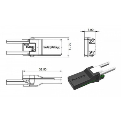 Микро реле Pandora BT-01
